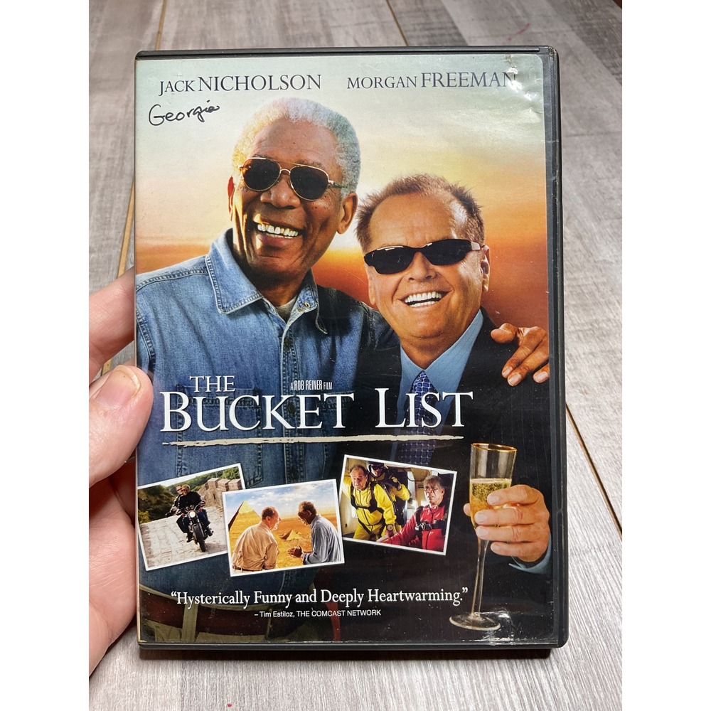 The Bucket List DVD 2008 Jack Nicholson Morgan Freeman Widescreen Full Screen